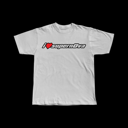 I LOVE SUPERNOVA WHITE TEE